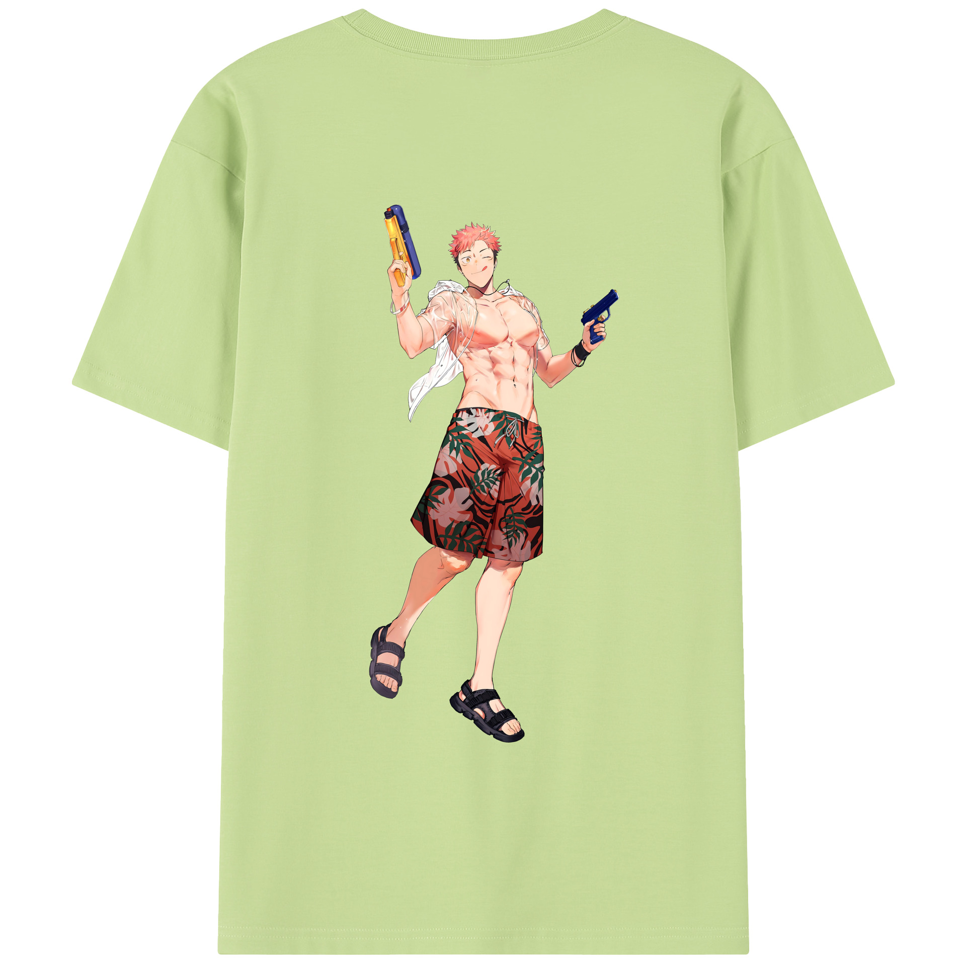 （画像用） 呪術廻戦 Jujutsu Kaisen 綿100％半袖Tシャツ（背面プリント）